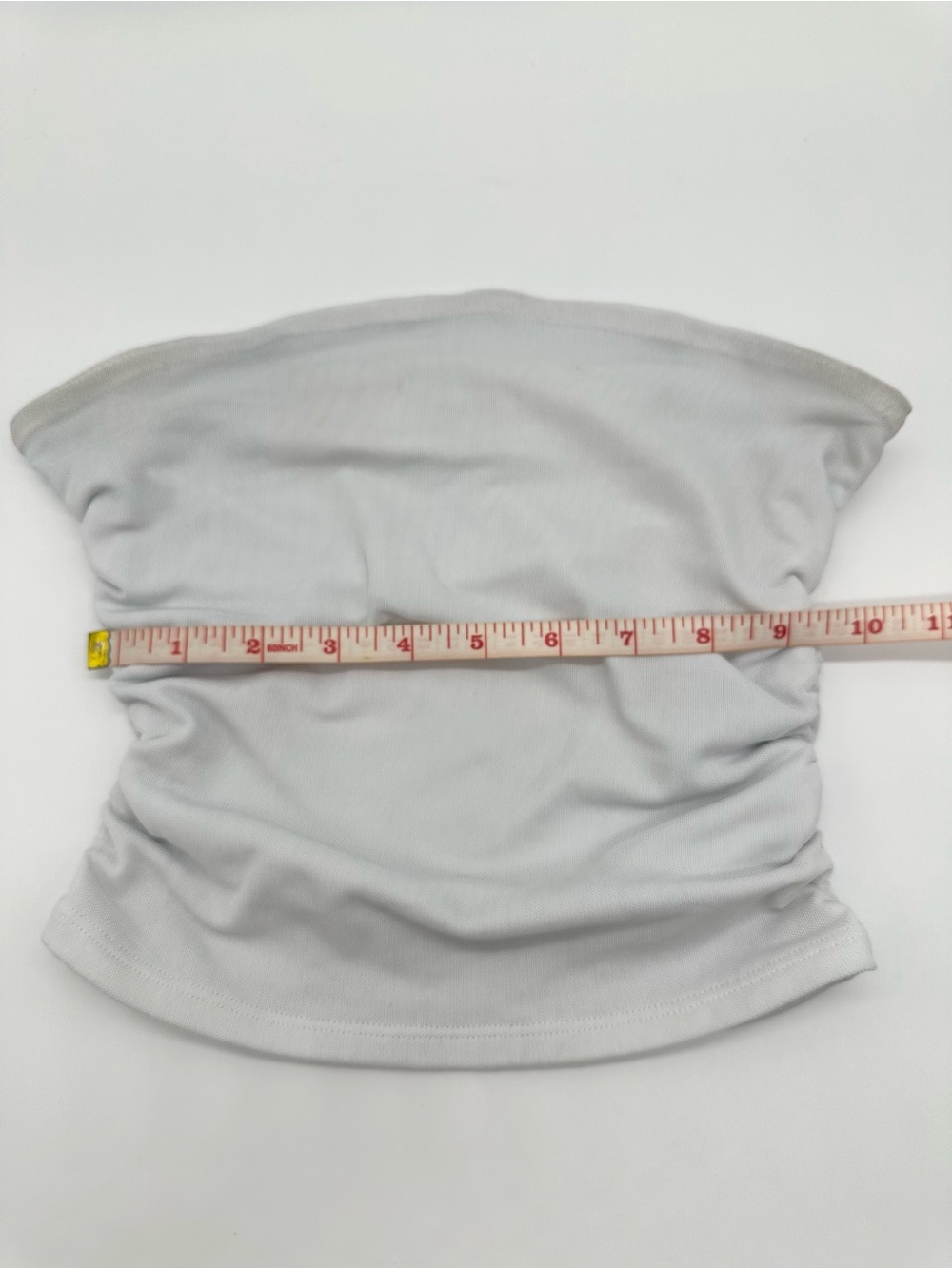 White Mesh Tube Top - Picture 5 of 8